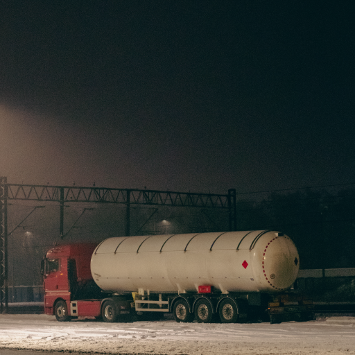 fuel tanker truck